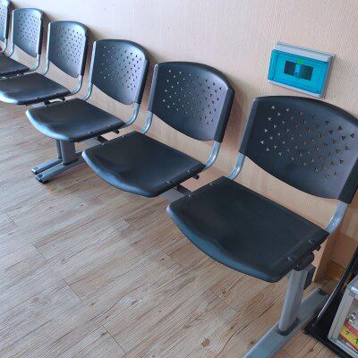无扶手塑料排椅公共休息区等候椅会客椅连排会议长椅走廊椅二三四