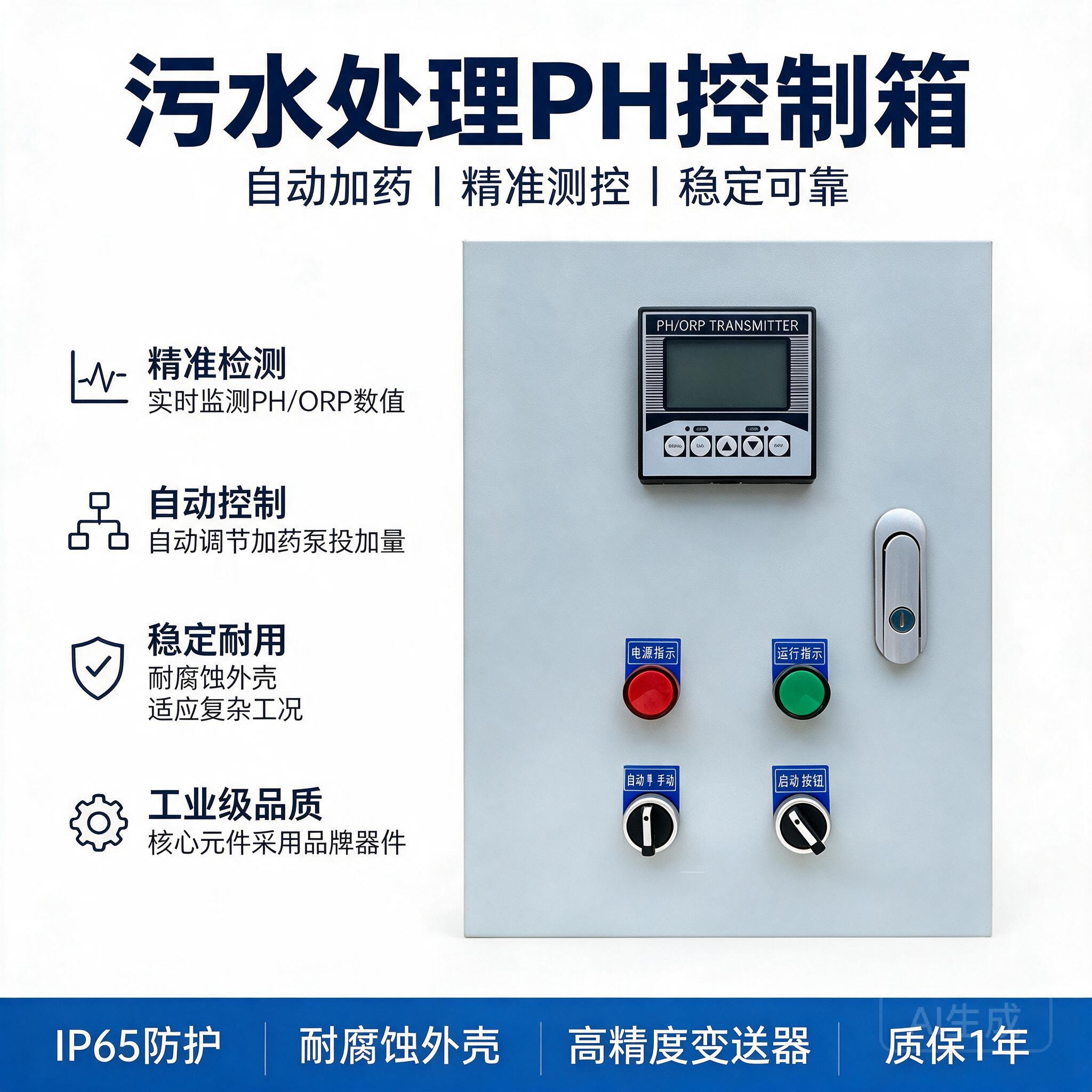 全自动PH加药控制箱污水控制箱