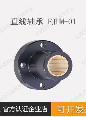 德国进口超长寿命无油耐磨抗负载FJUM-01/02直线导向直线滑动轴承