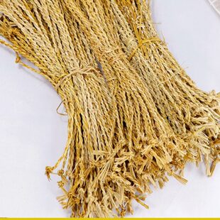 纯手工编制糯稻草芯挂绳绑绳熏腊肉火腿吊绳订制编绳粗绳麻绳包邮