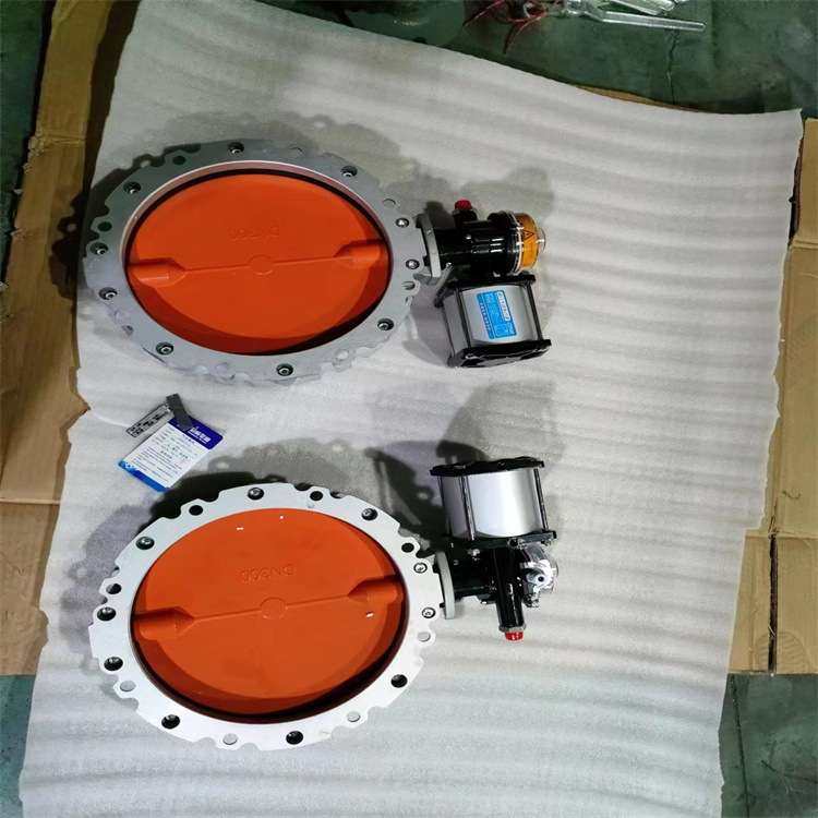 V2FS DN450手動粉體蝶閥水泥攪拌站放料下料倉蝶閥-参数