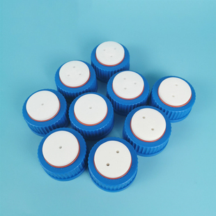 岛津液相 GL45流动相溶剂瓶盖 安捷伦 试剂k瓶四氟盖 肖 液相瓶盖