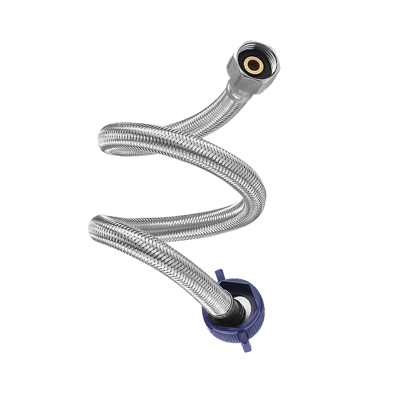 304不锈钢金属编织加厚铜头冷热进水软管水管马桶热水器4分连接管