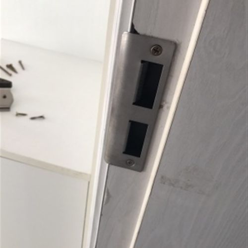 门框锁槽扣板修复卧室房间门锁具配件锁体导向片木门专用片门锁扣