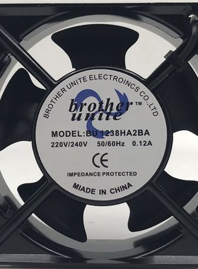 BU1238/1125/11505/1725/2006/17055HA2SA/BA 220V机床散热风扇