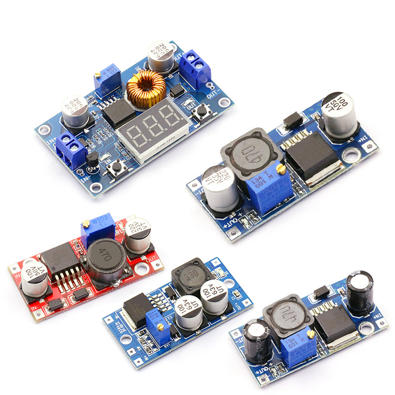 LM2596S DC-DC直流可调降压稳压电源模块板3A 5A 75W 24V转12/5V