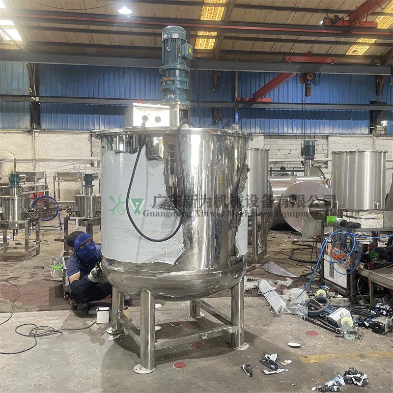 东莞生产蔗糖蜂蜜混合罐不锈钢食品液体搅拌罐糖浆高速拌料桶