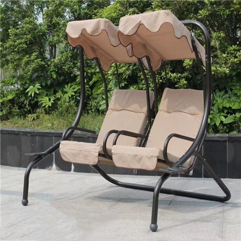 双人吊椅情侣秋千摇椅户外阳台别墅室内外休闲椅冬夏二用秋千配件