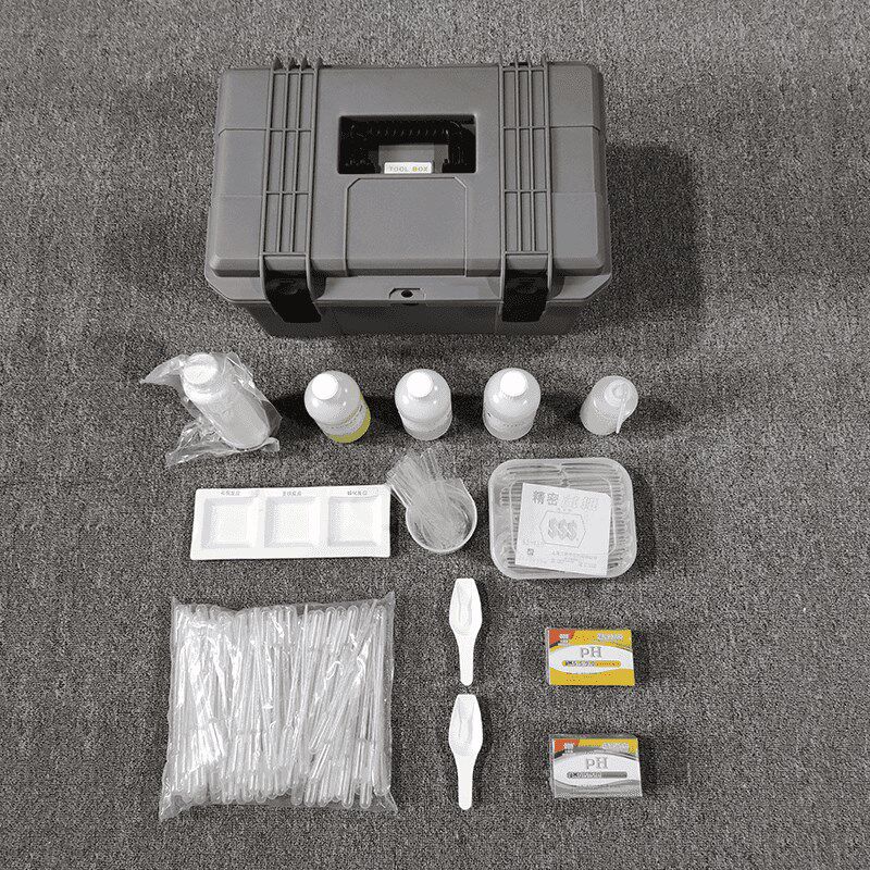 野外特征速测工具箱土壤石灰亚铁碱化反应酸碱度pH值测定12件套