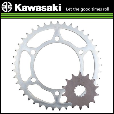 川崎Ninja400/500/Z400/500原厂牙盘消除者前后链轮大小飞链条