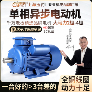 2.2 1.5 3KW高速全铜线异步电动机 1.1 单相电机220V小型两相0.75