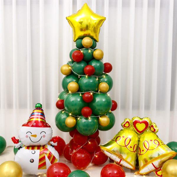 1.5米发光圣诞气球树圣诞节气球装饰学校商场橱窗装饰背景墙布置,节庆用品/礼品,圣诞树,淘宝优惠券,粉丝福利购,淘宝优惠卷