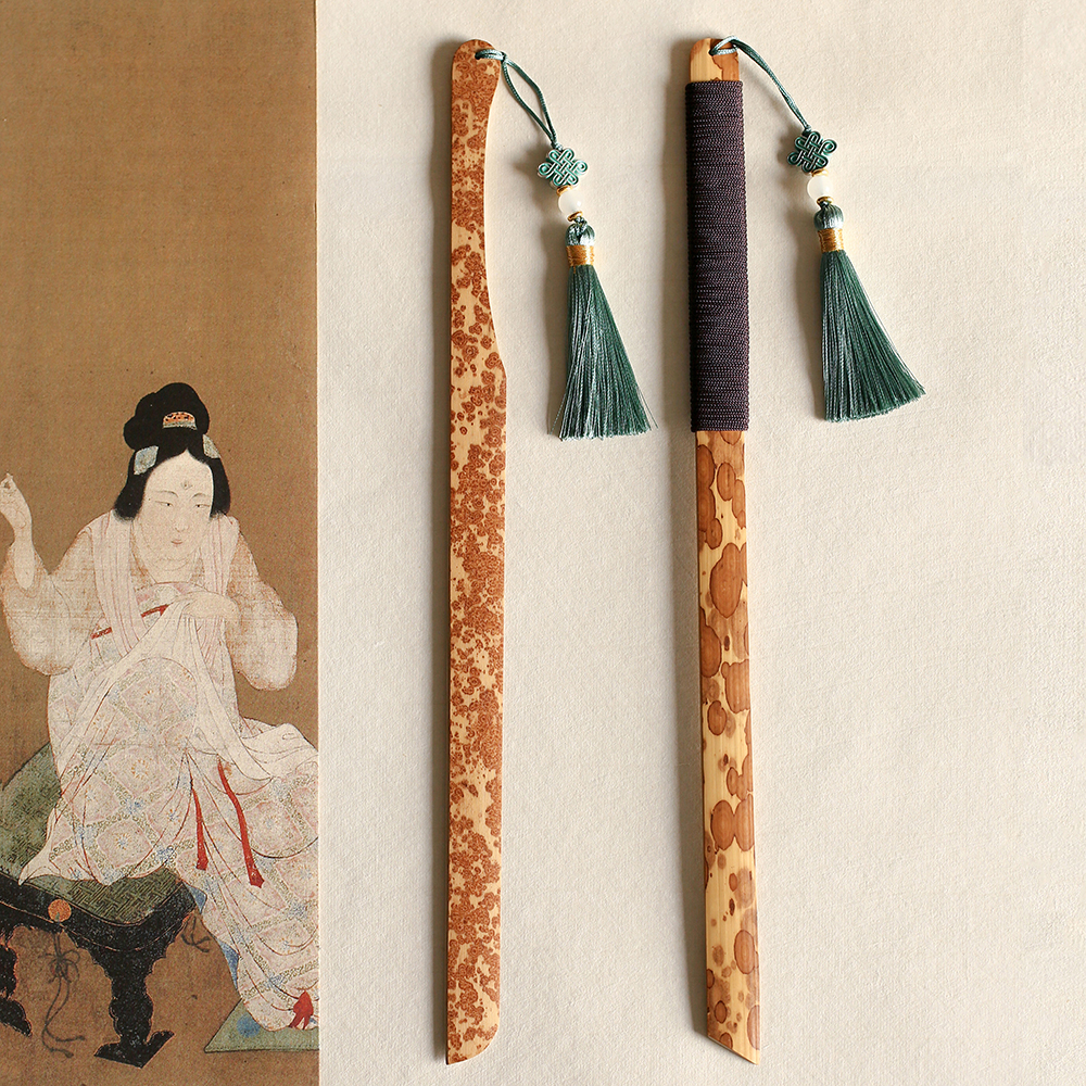 问心堂文房裁纸刀宣纸专用梅妃竹刀毛笔练习纸宣纸刀毛边纸皮纸手