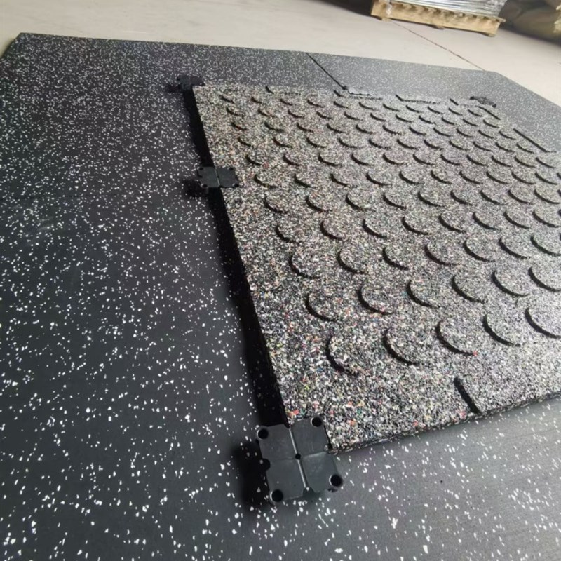 橡胶地垫运动塑地胶板q健身房幼儿园操场室内户外跑道耐磨减震防