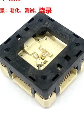 工厂qfn24测试座编程座 烧录座 0.4间距老化座 4×4mmIC转换插座