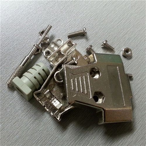 优质长螺丝d-sub15pin金属外壳 DB15 HDB26 3W3 3V3 7W2 11W1铁壳