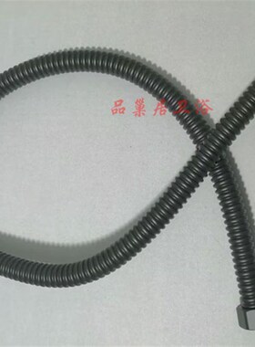 枪灰色水管卫浴配件管4分波纹硬管可弯曲热水器进水管三角阀三通