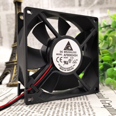 原装台达AFB0824SH/VH/HH 8025 24V0.33A0.21A 8CM变频器散热风扇