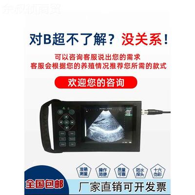 兽用B机羊牛用b超MAQ母猪测孕仪器猪比孕超机检超声波怀彩超孕超