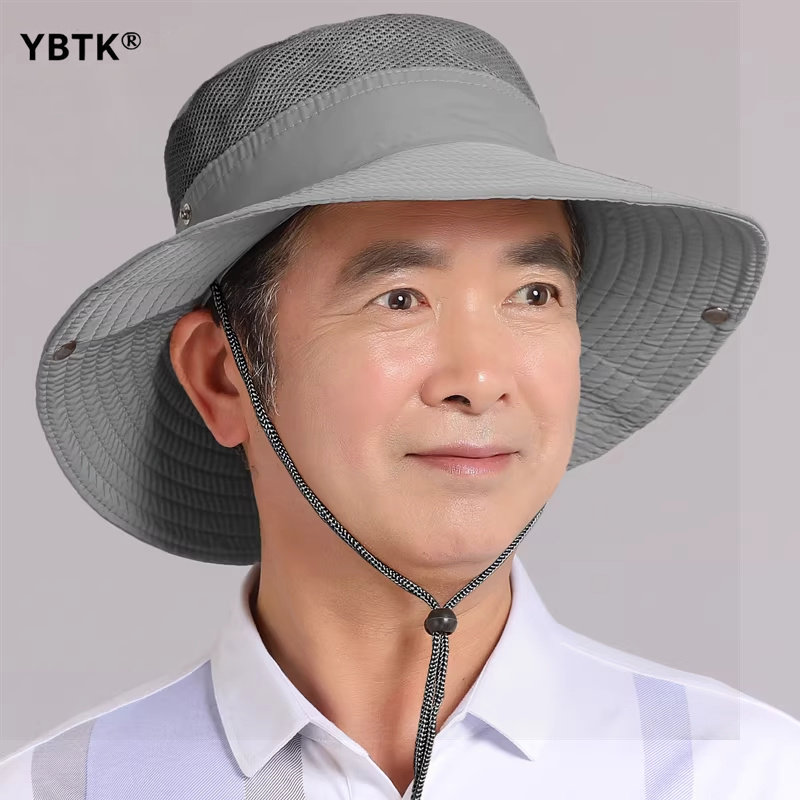 官方正品新款渔夫帽遮阳男士夏季