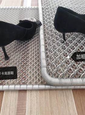 钢丝脚垫弹簧地垫金属脚踏铁丝网入户门口蹭泥土除尘不锈钢进门垫
