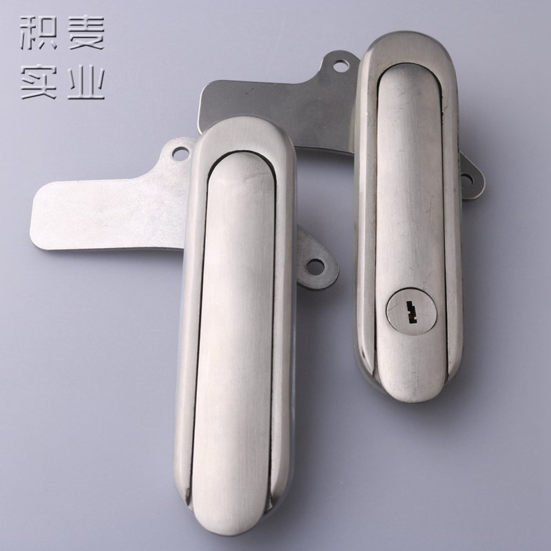 老AB402平面锁 配电柜箱平面锁 304不锈钢锁 电柜控制柜锁 机箱锁