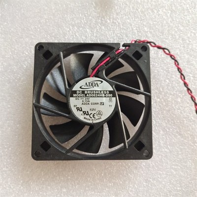 AD0824HB-D90 全新原装ADDA 8015 24V 0.15A 双滚珠散热风扇 8CM
