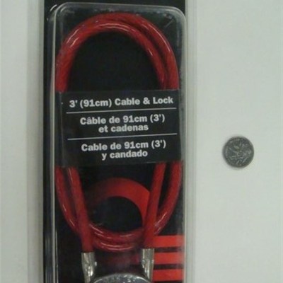 美国玛斯特 钢缆锁 1519D仓库门锁摩托车 拨号盘式密码锁