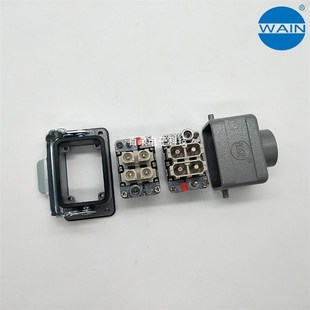M25 WAIN唯恩大电流重载连接器 4芯上壳顶出重载连接器 H6B