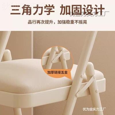 家用折叠椅子电椅便脑PWT会椅简易凳子培训议椅携靠背宿舍办公椅