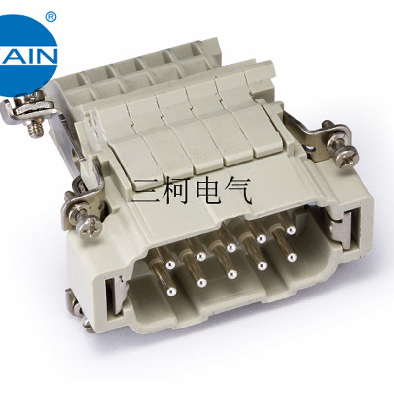 WAIN唯恩 HE-010-M.AV.R 10芯公芯10针 哈丁WEVEL矩形重载连接器
