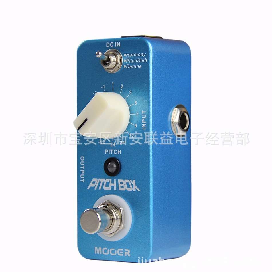 MOOER PITCH BOX移调单块效果器 MPS1移调效果将移调音与原音混合