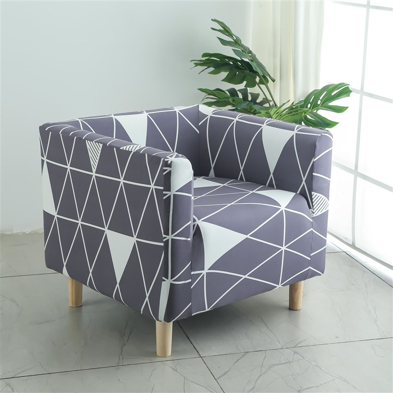 全包万能通用型弹力方形t单人沙发套罩笠独立小个座酒店办公商务