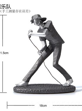 高档乐音乐摇f滚乐电吉他器家居装品摆件电视柜酒柜玄关架队子饰