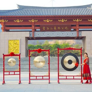 大锣响铜锣上交所港交所开业庆典上市锣防汛抗洪抛光抄锣架开道锣