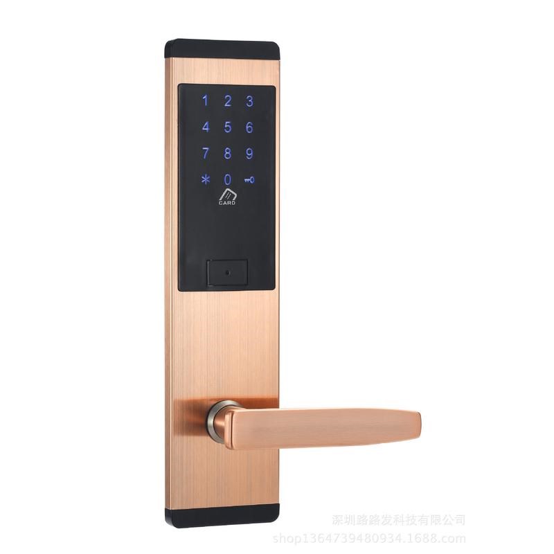 密码锁M1一卡通刷卡锁触屏密码锁家用密P码锁智能APP门锁