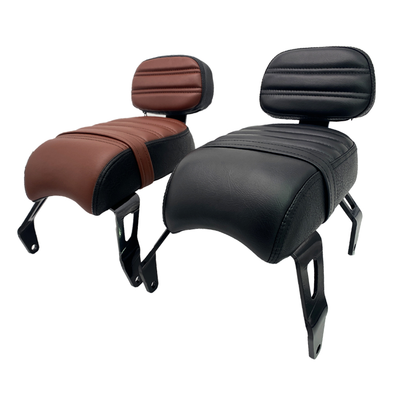 适用于印第安bobberq改装后坐垫后靠背 侦察兵bobber后脚踏防烫架