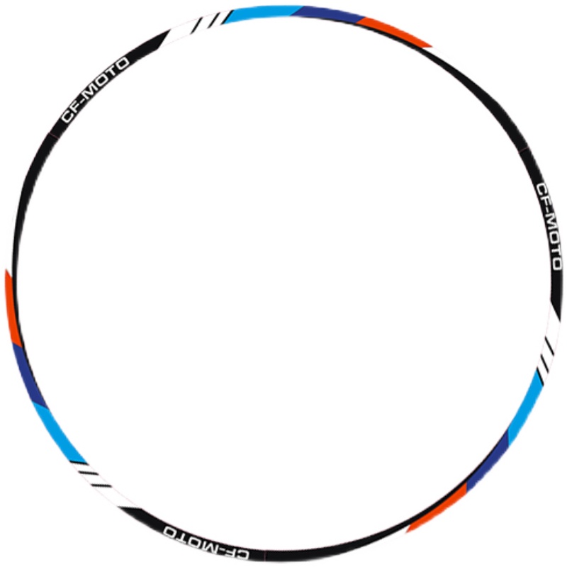 摩托车轮毂反光防水耐洗适用春风800MGT轮胎条幅圈19寸钢圈17改装