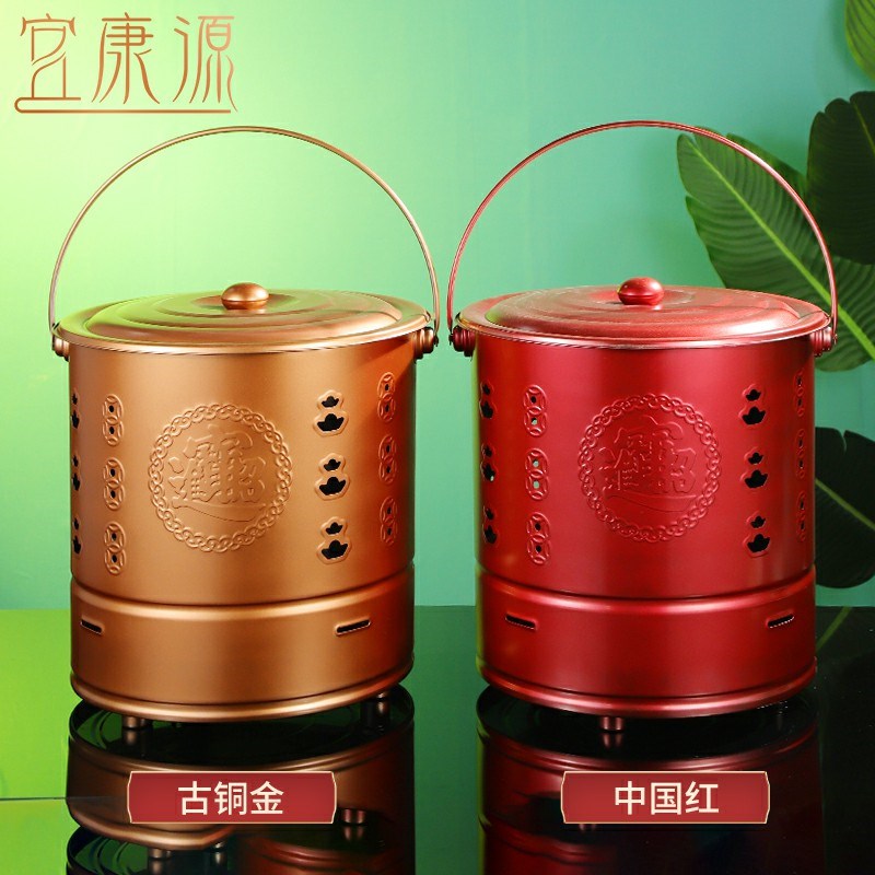 不锈钢烧纸桶家用加厚不变色聚宝盆烧经元宝焚烧炉化金烧金桶