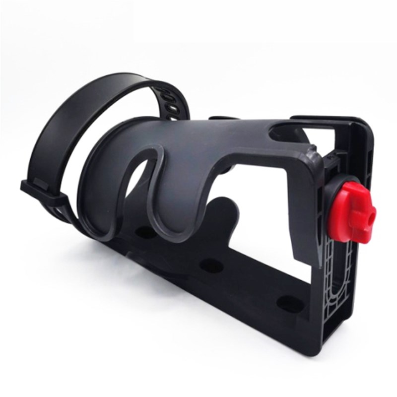 摩托车水杯架护杠摩旅防震踏板车专用杯架可调节保险杠水壶支架