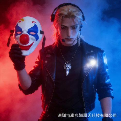 和平精英怪诞乔克小丑面具皮肤cosplay道具面罩游戏周边同款模型
