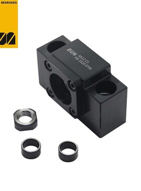 滚珠丝杆方型BUN支撑座AK/AF6 8 10 12 15 17 20 25固定轴承座