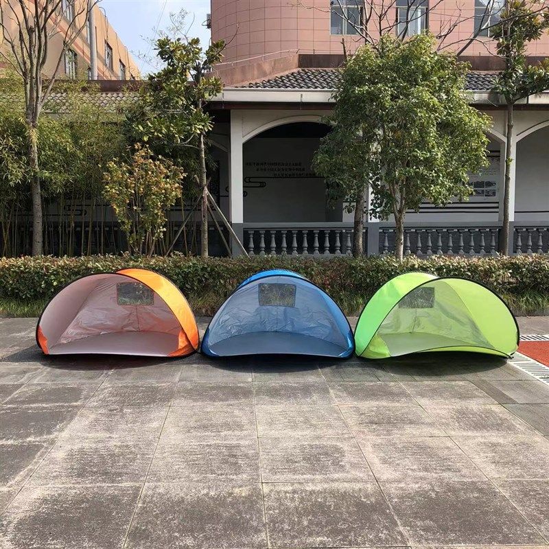 户外遮阳帐篷 简易沙滩遮阳帐篷 钓鱼帐篷双人便捷钓鱼帐沙滩帐篷