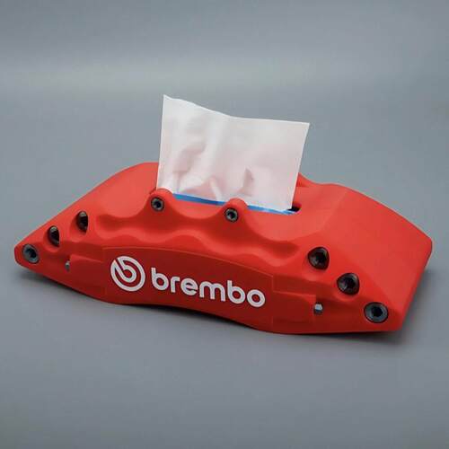 Brembo汽车刹车轮毂卡钳纸巾盒创意家居装饰小众摆件汽车内饰装饰