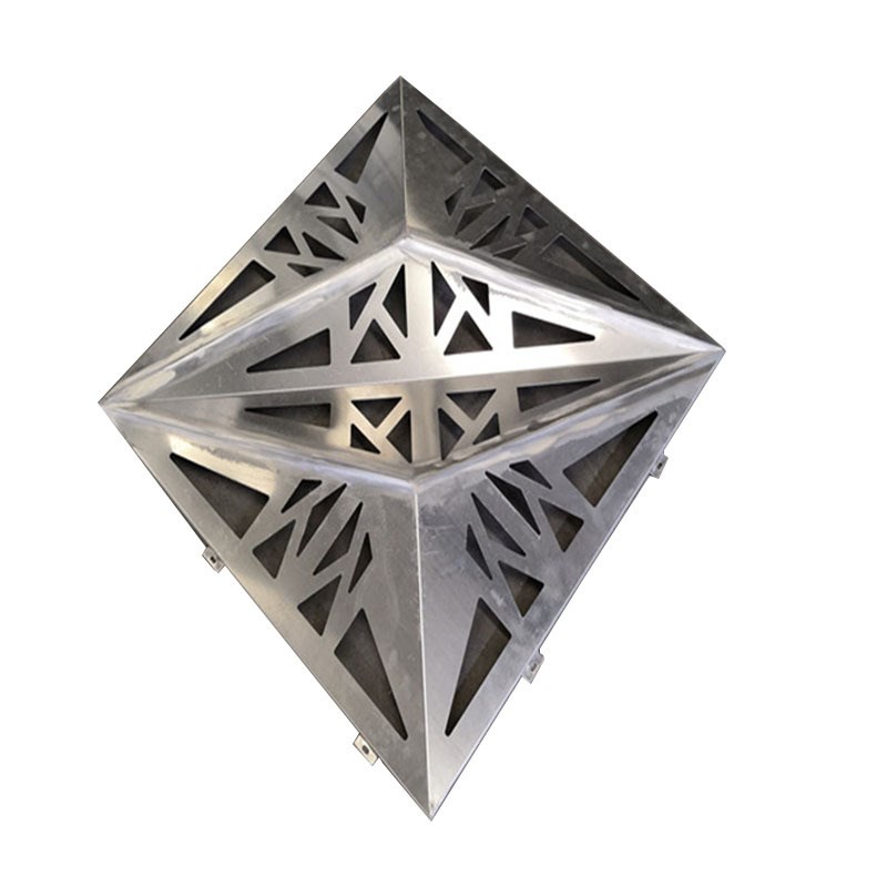 幕墙外立面雕花铝单板镂空造型定制广告宣传栏铝板氟碳烤漆