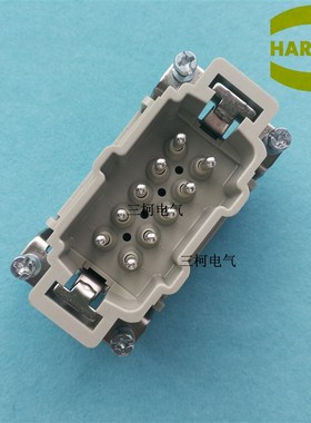HARTING浩亭哈丁09330102616 重载连接器模具接线盒 10针10芯公插