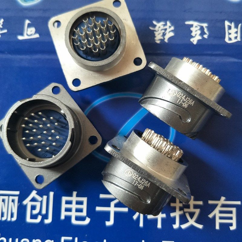 圆形连接器Q24K26P Q24J26P 插座Q24K26A航空插头Q24J26A信号线缆