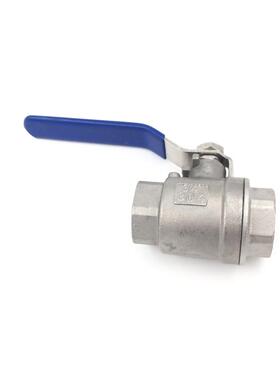 Q11F-16P 304不锈钢2PC内螺纹大流量全通径两片式球阀DN8-DN100