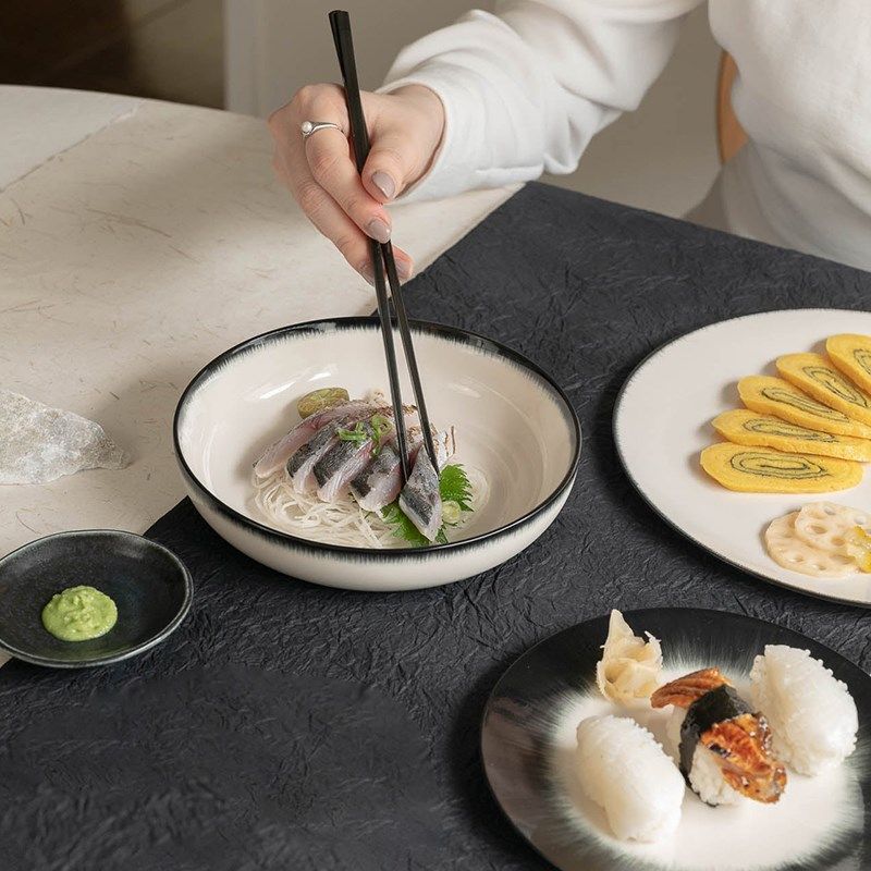 比利时Serax陶瓷深盘暗黑餐具盘子汤碗拉面碗Ann Demeulemeester