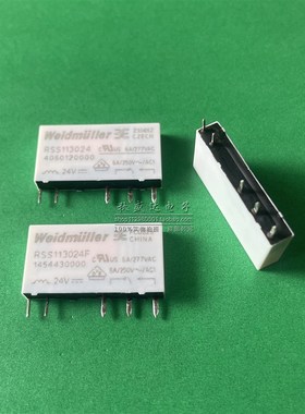 魏德米勒继电器 RSS113024 RSS113024F 5脚一开一闭全新24VDC 6A
